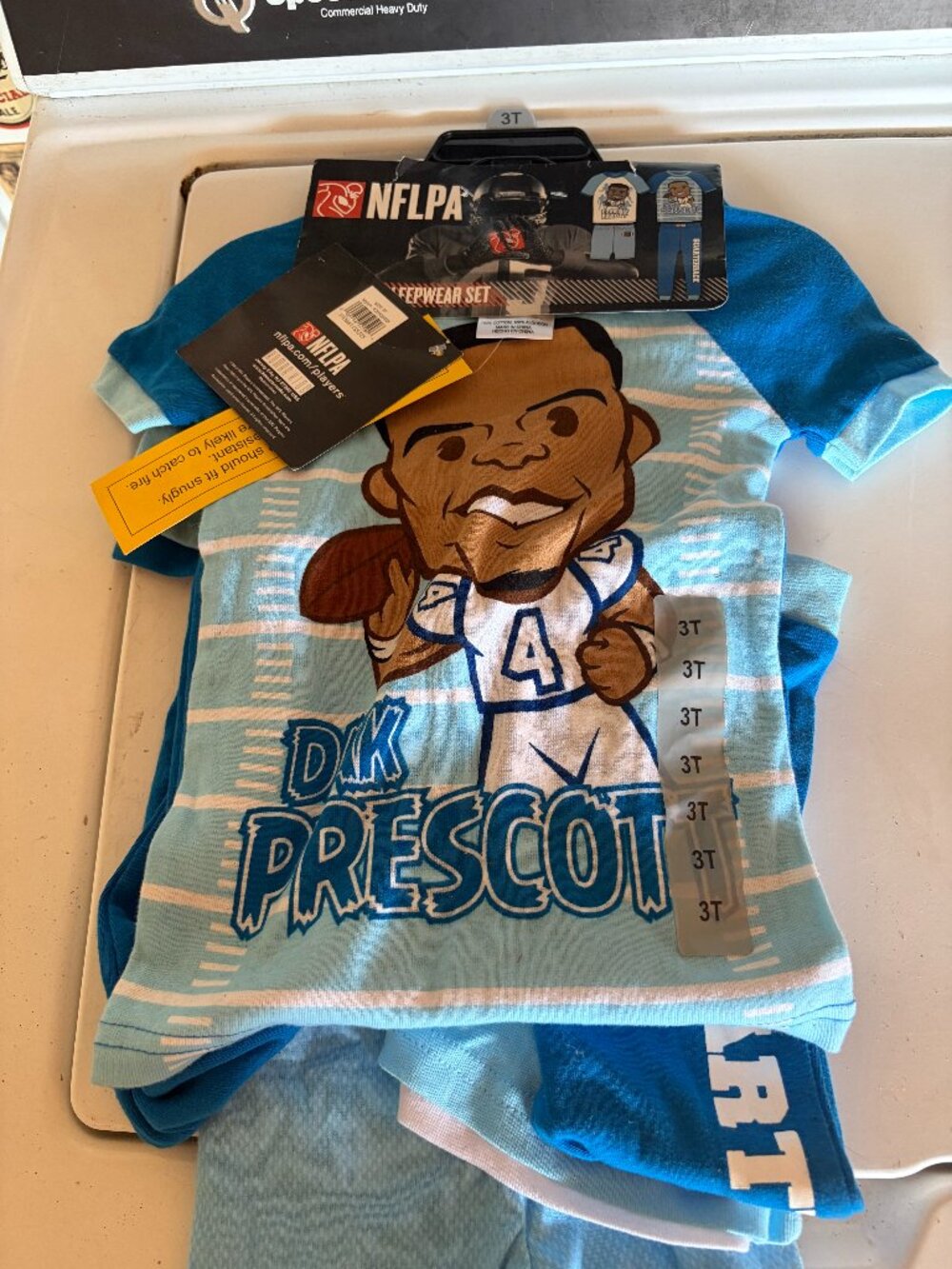 NFLPA Dak Prescott Kids Pajama Set